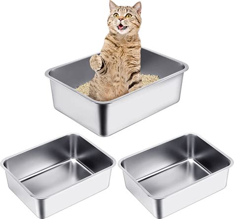 iprimio xl stainless steel litter box|stainless steel litter box huge.